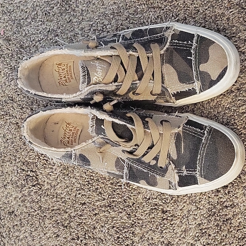 camo canvas shoes